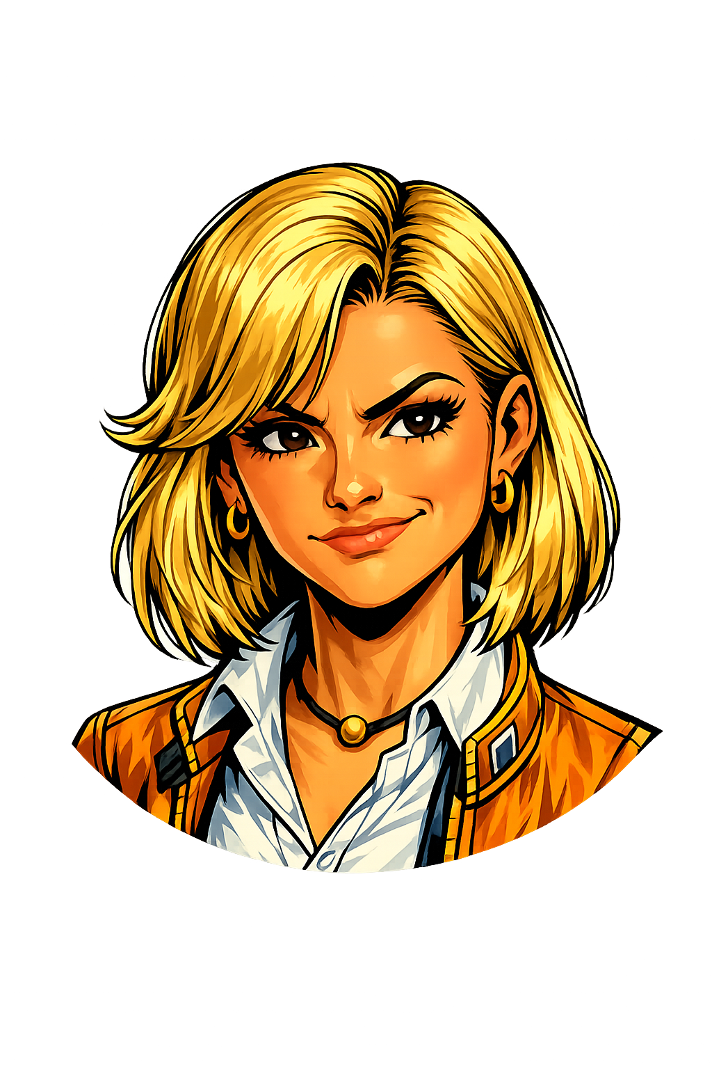 Desk Lady portrait